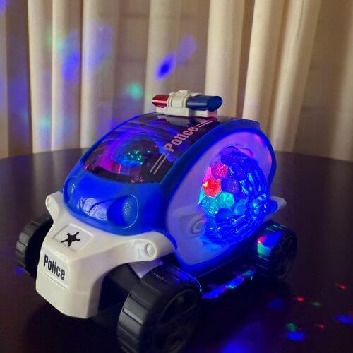 Round Police Car