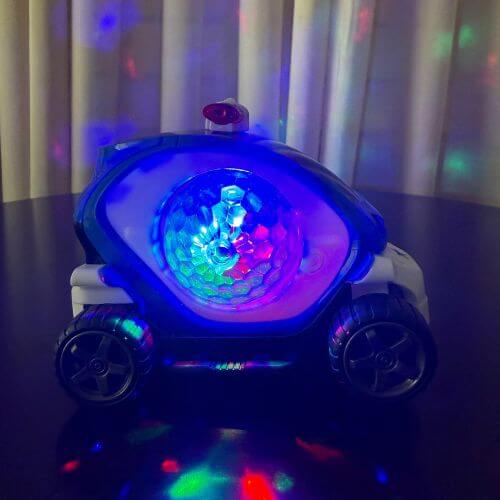 Round Police Car